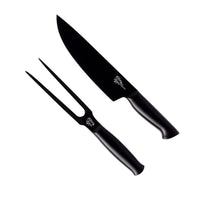 CC001348-002 - Chop&Grill 2pc Knife Set, Black - Product Image 1