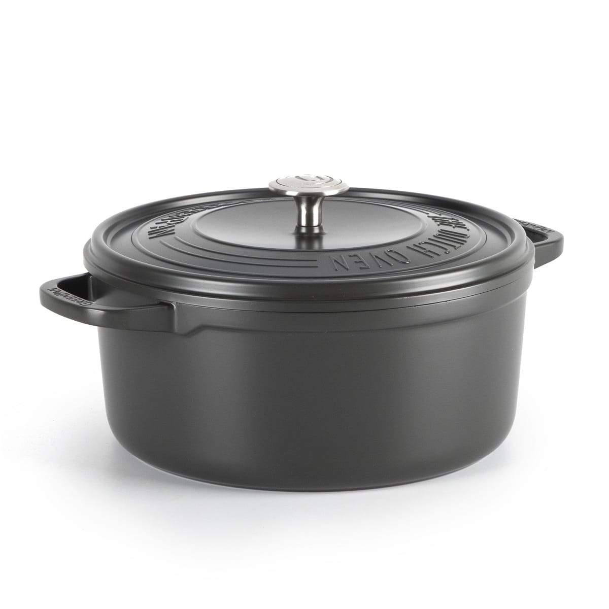 CC002299-001 - Featherweights Casserole with Lid, Browny Black - 24cm - Product Image 3