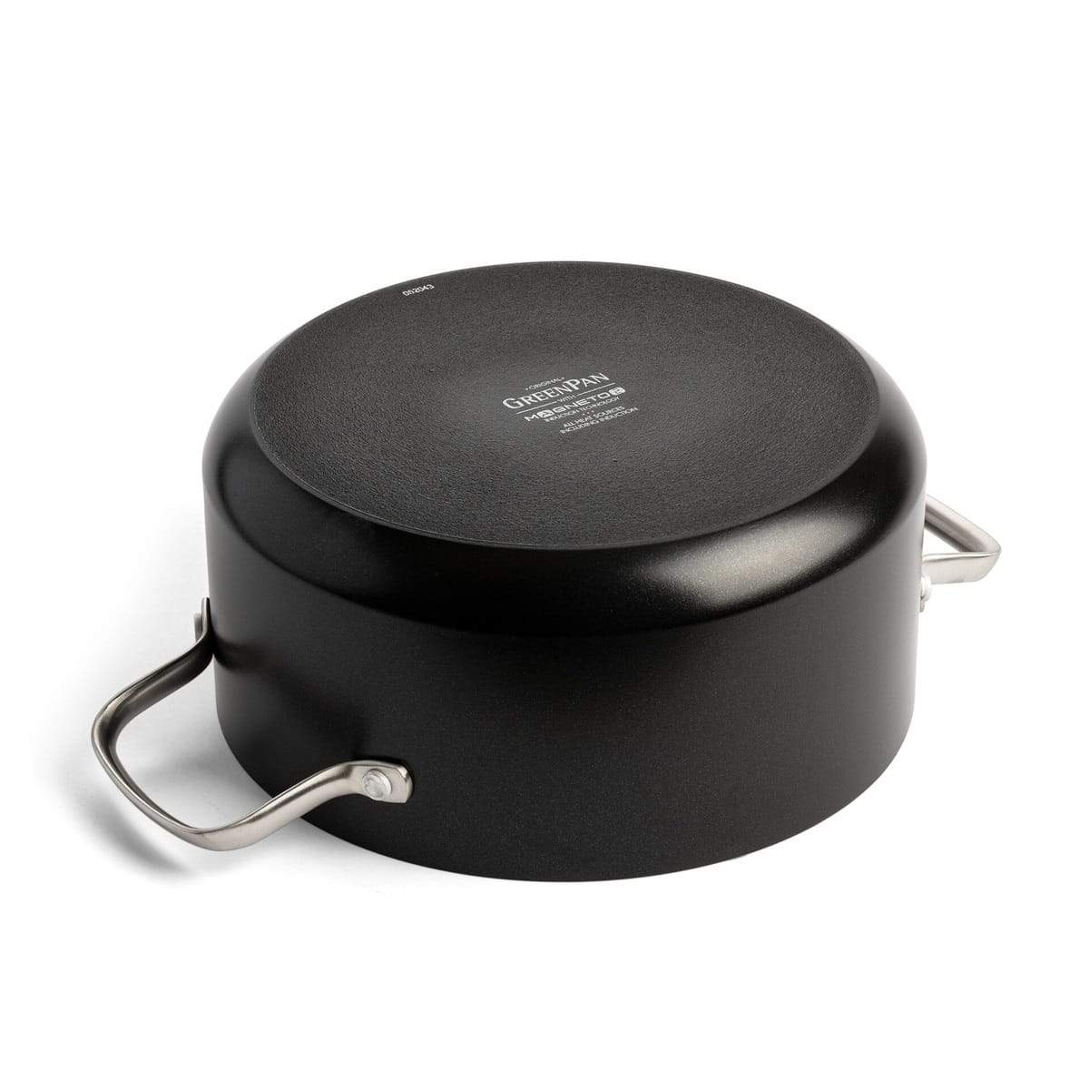 CC003346-001 - Copenhagen Stock Pot with Lid, Black - 24cm - Product Image 4