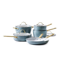 CC003716-001 - Padova 10pc Cookware Sets, Smokey Sky Blue - Product Image 1