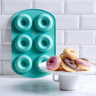 CC003906-001 - GreenLife Bakeware 6-cup Donut Pan, Turquoise - 32 x 21cm - Product Image 3
