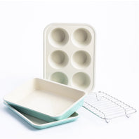 CC003907-001 - GreenLife Bakeware 4pc Bakeware Sets, Turquoise - Product Image 1