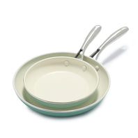 CC004704-001 - GreenLife GREENLIFE ARTISAN 2PC COOKWARE SETS, TURQUOISE - 20 & 26CM - Product Image 1