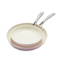 CC004705-001 - GreenLife GREENLIFE ARTISAN 2PC COOKWARE SETS, PINK - 20 & 26CM - Product Image 1