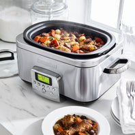 Slow Cooker Stainless Steel, 6L