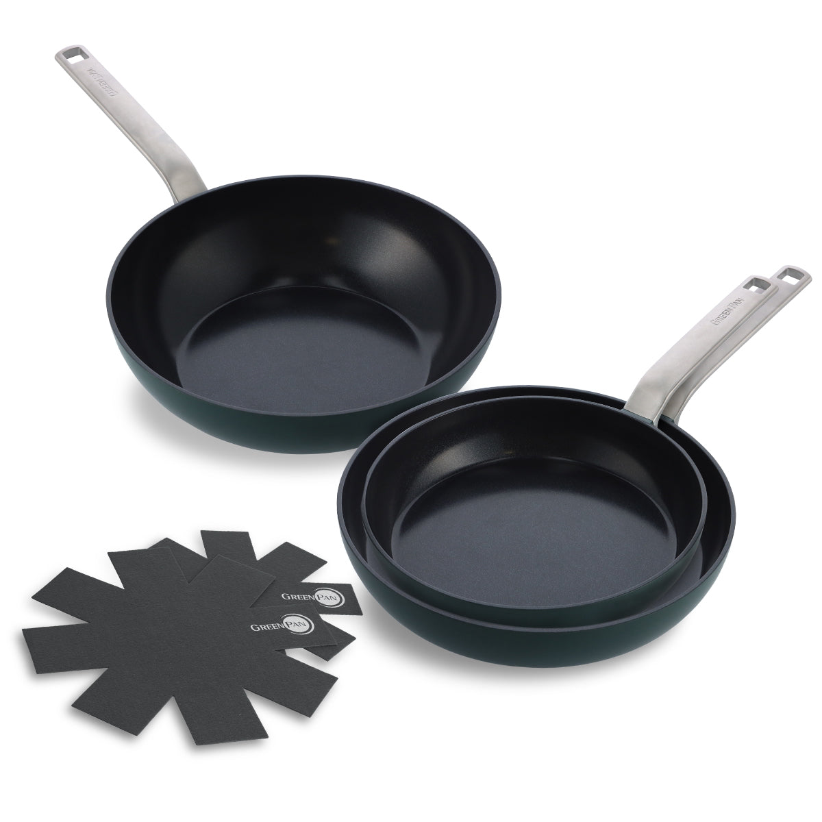 CC006393-001 - Evolution 3 pc Cookware Sets, Pine Green - Product Image 1