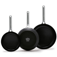CC006547-001 - Omega 3pc Cookware Sets, Black - 20, 24 & 28cm - Product Image 1