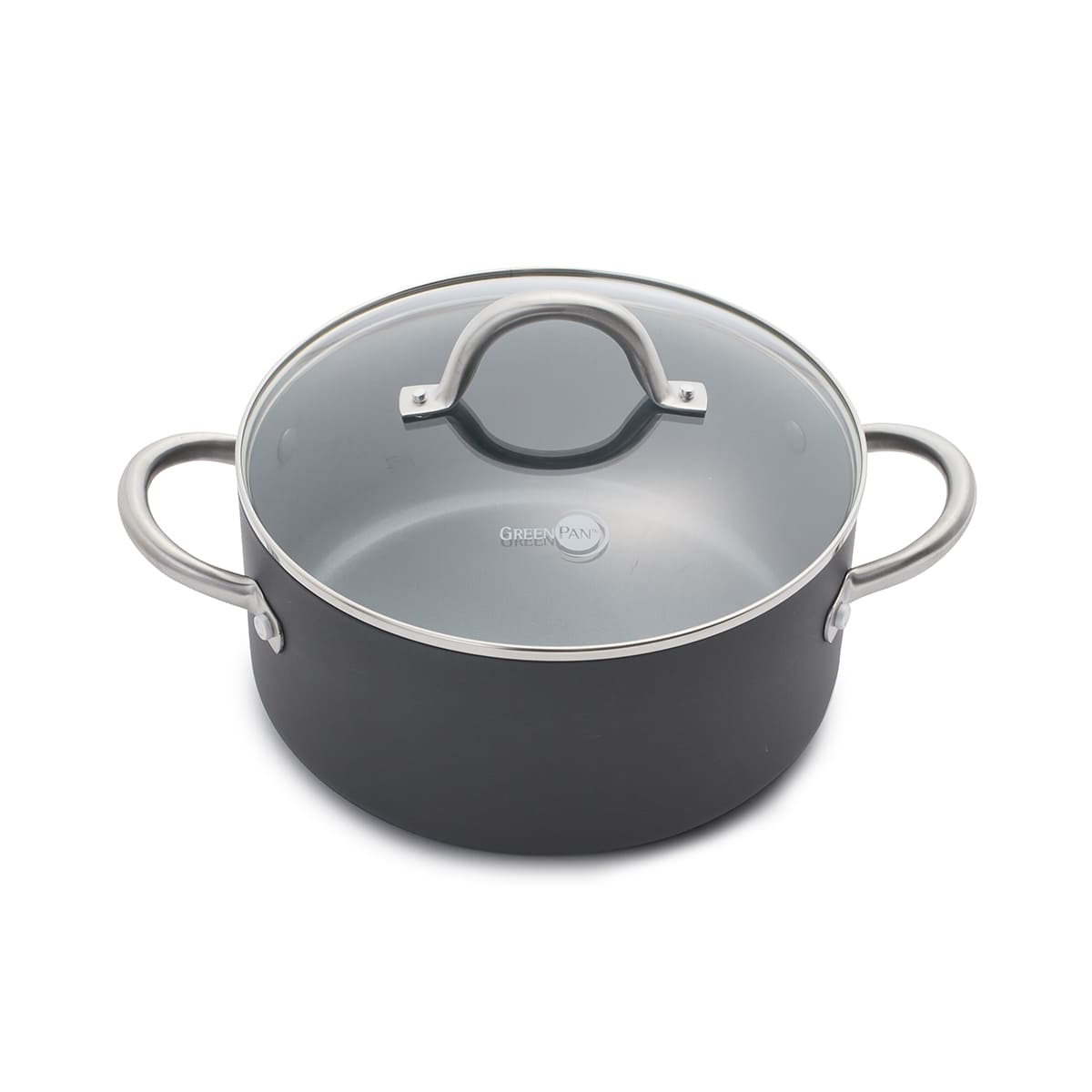 CW0004158 - Lima Lima Stock Pot With Lid, Grey - 24cm - Product Image 3